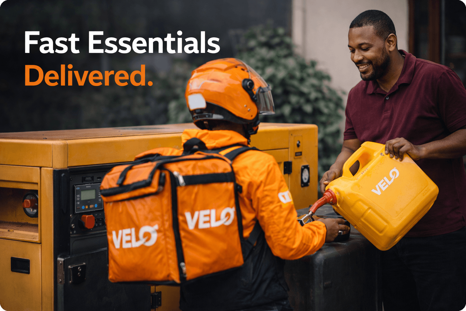 VELO diesel delivery