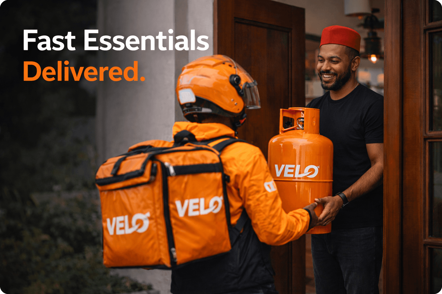 VELO gas refill delivery